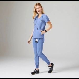 FIGS Big Sky EAC Lekei Top Callao Pants Set Large